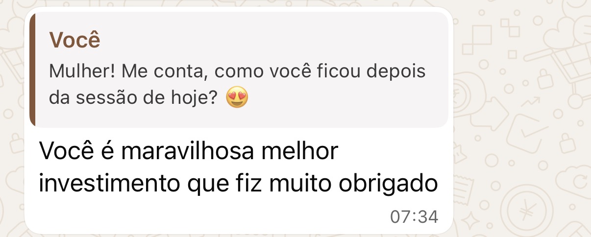 Depoimento cliente